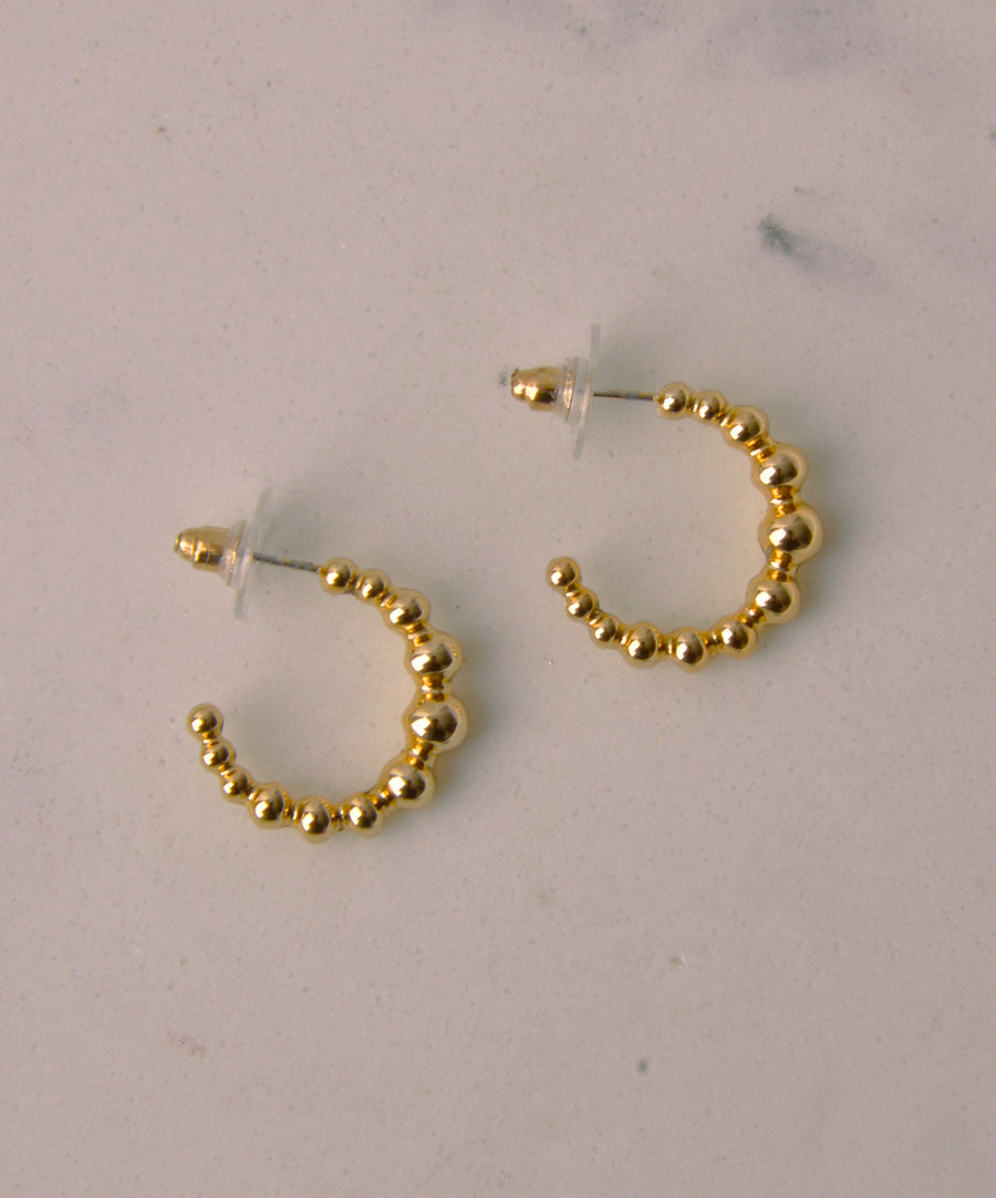 Earrings - Moon | Golden berry
