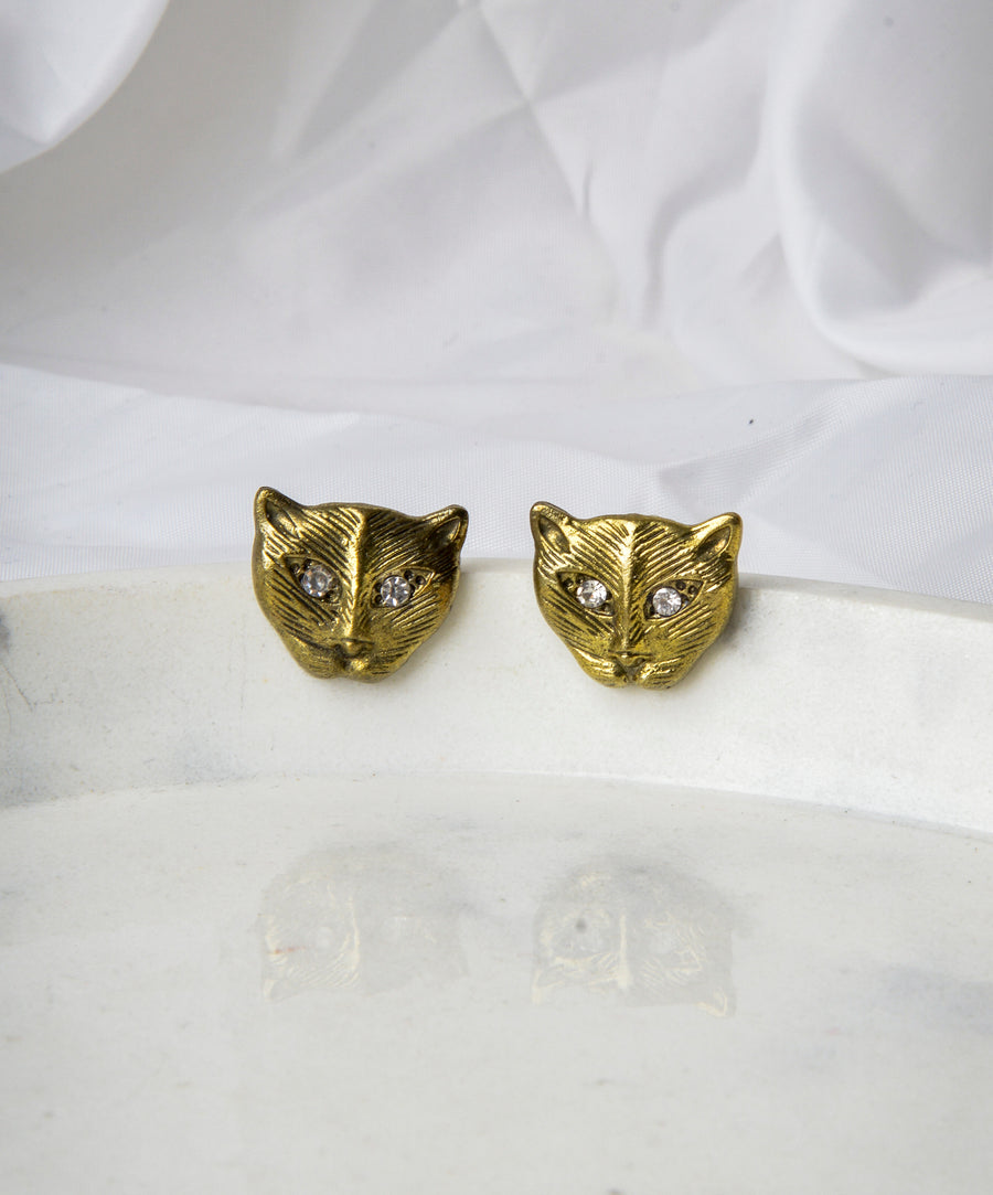 Earrings - Leopard | Gold