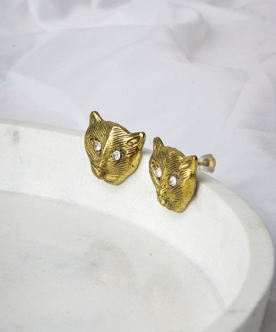 Earrings - Leopard | Gold