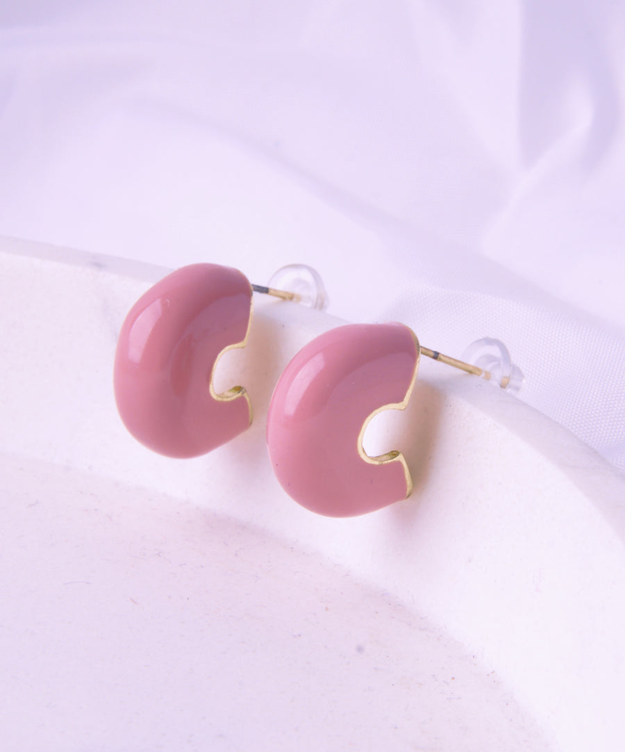 Earrings - Shell | Pink