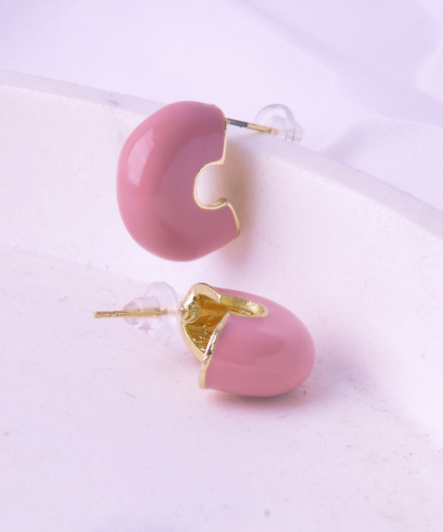 Earrings - Shell | Pink