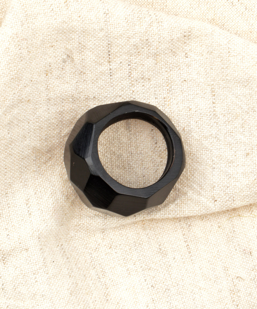 Gyűrű - Fekete matt