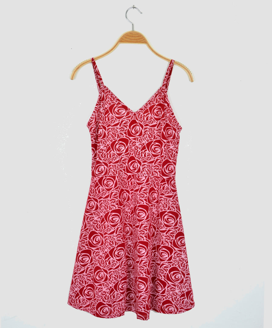 Bubble Dress - Rose | Red