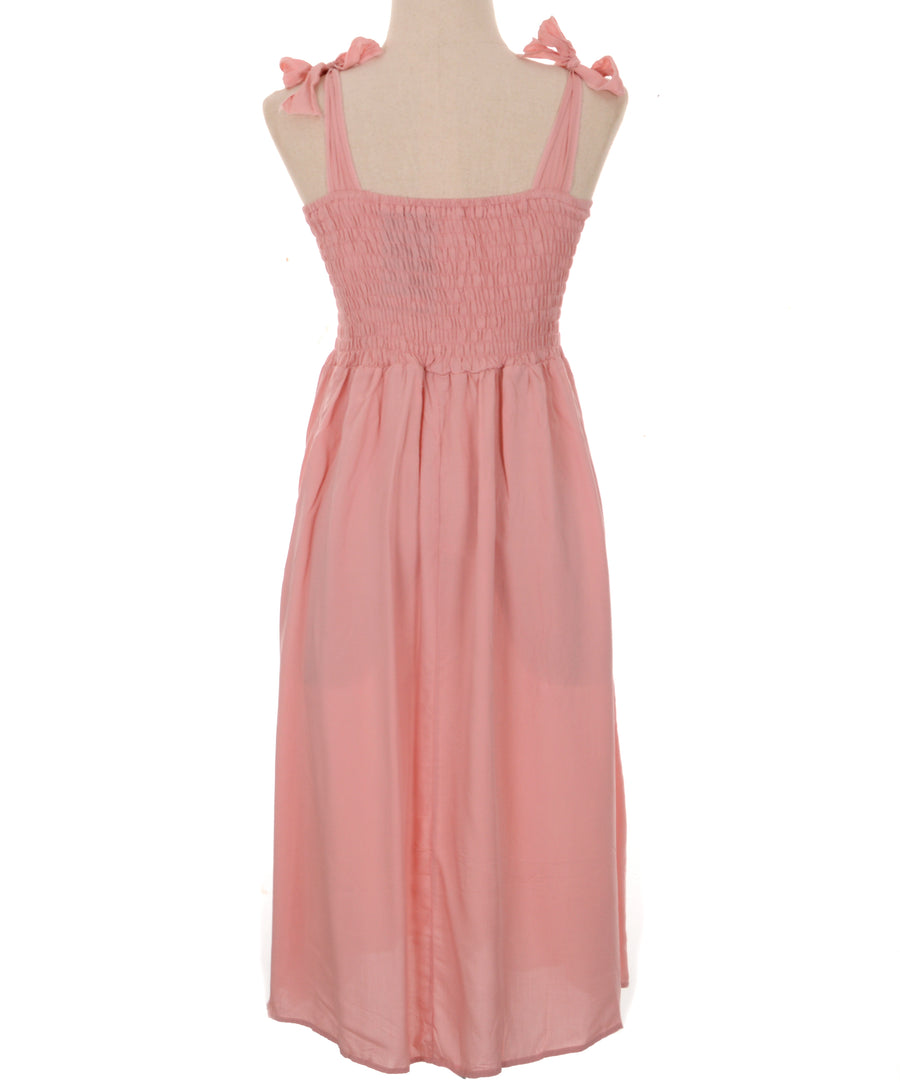 Embroidered dress - Pink