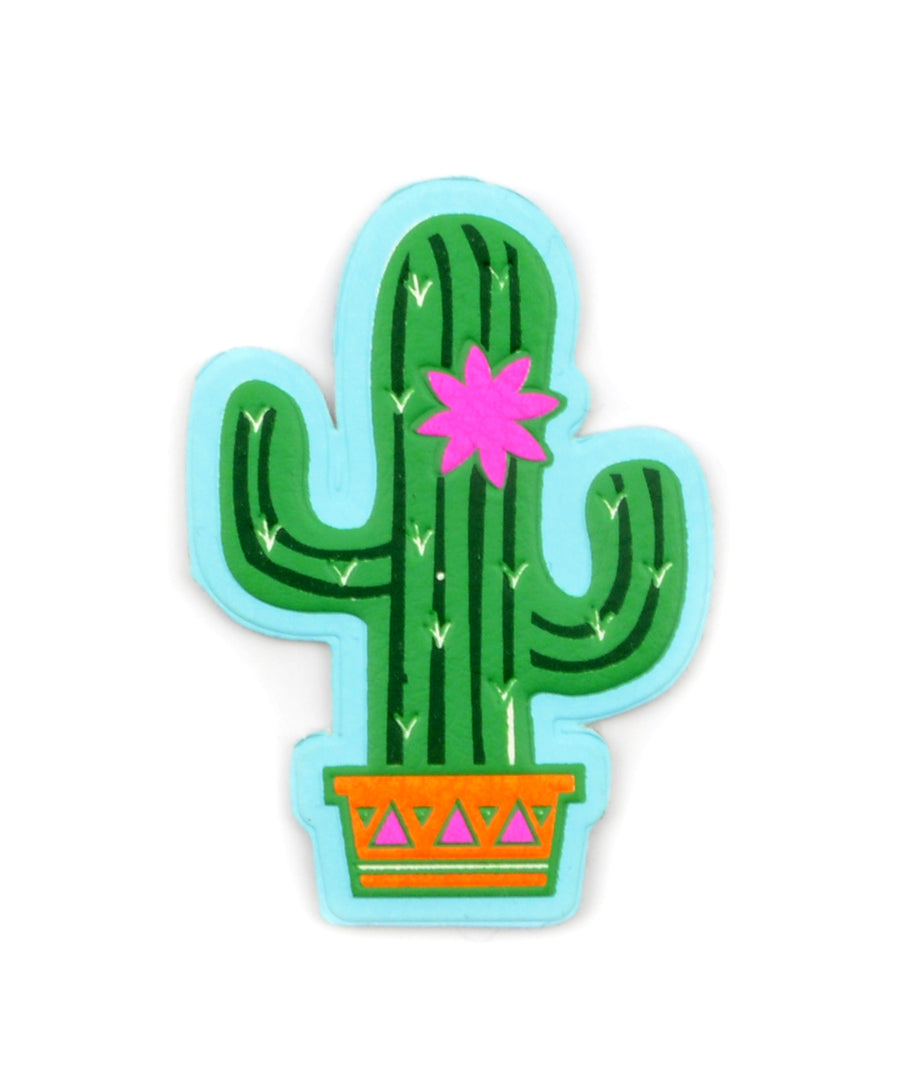 Kaktusz alakú, M3 ragasztóval ellátott ruhamatrica