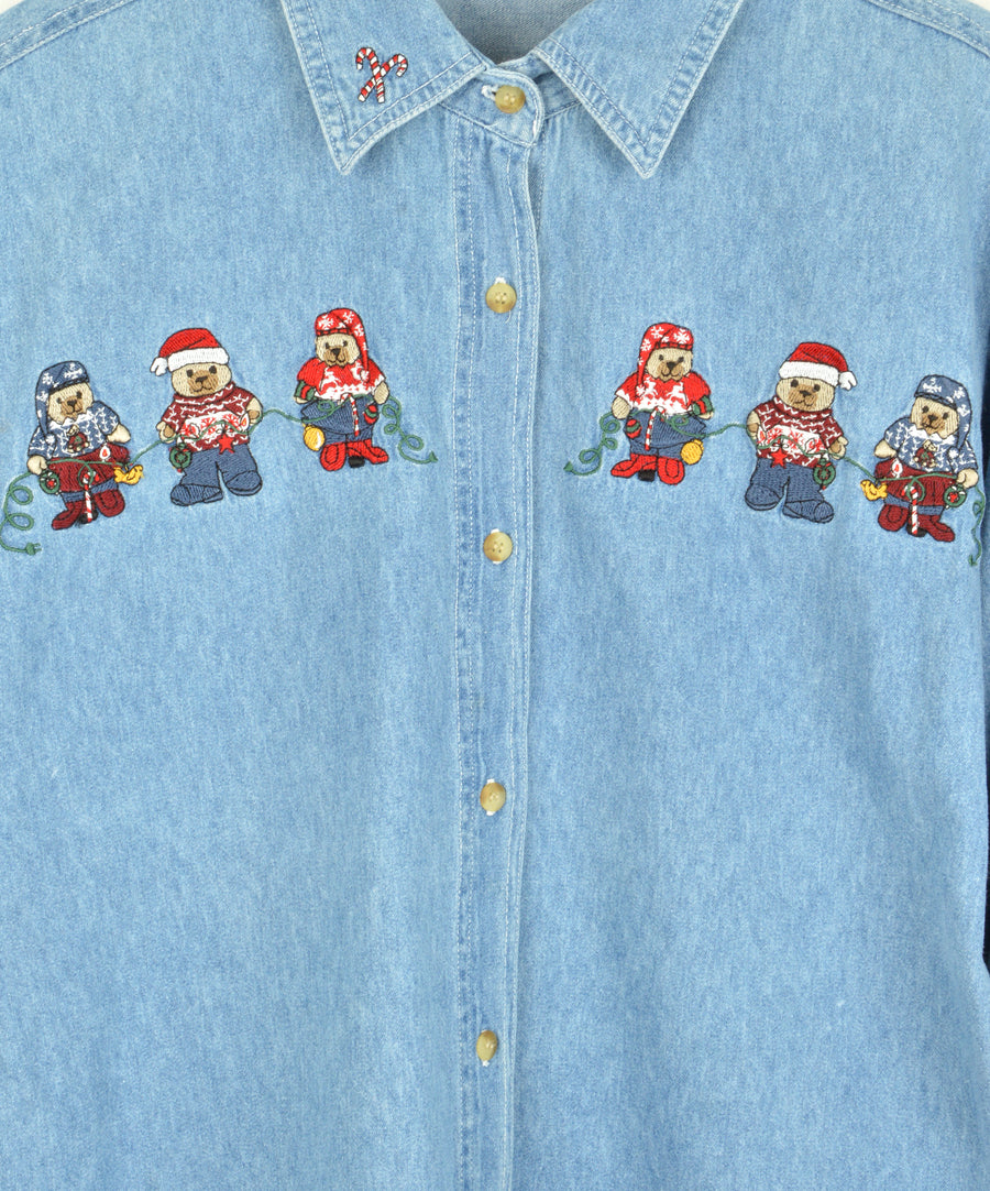 Vintage Christmas shirt - Bears