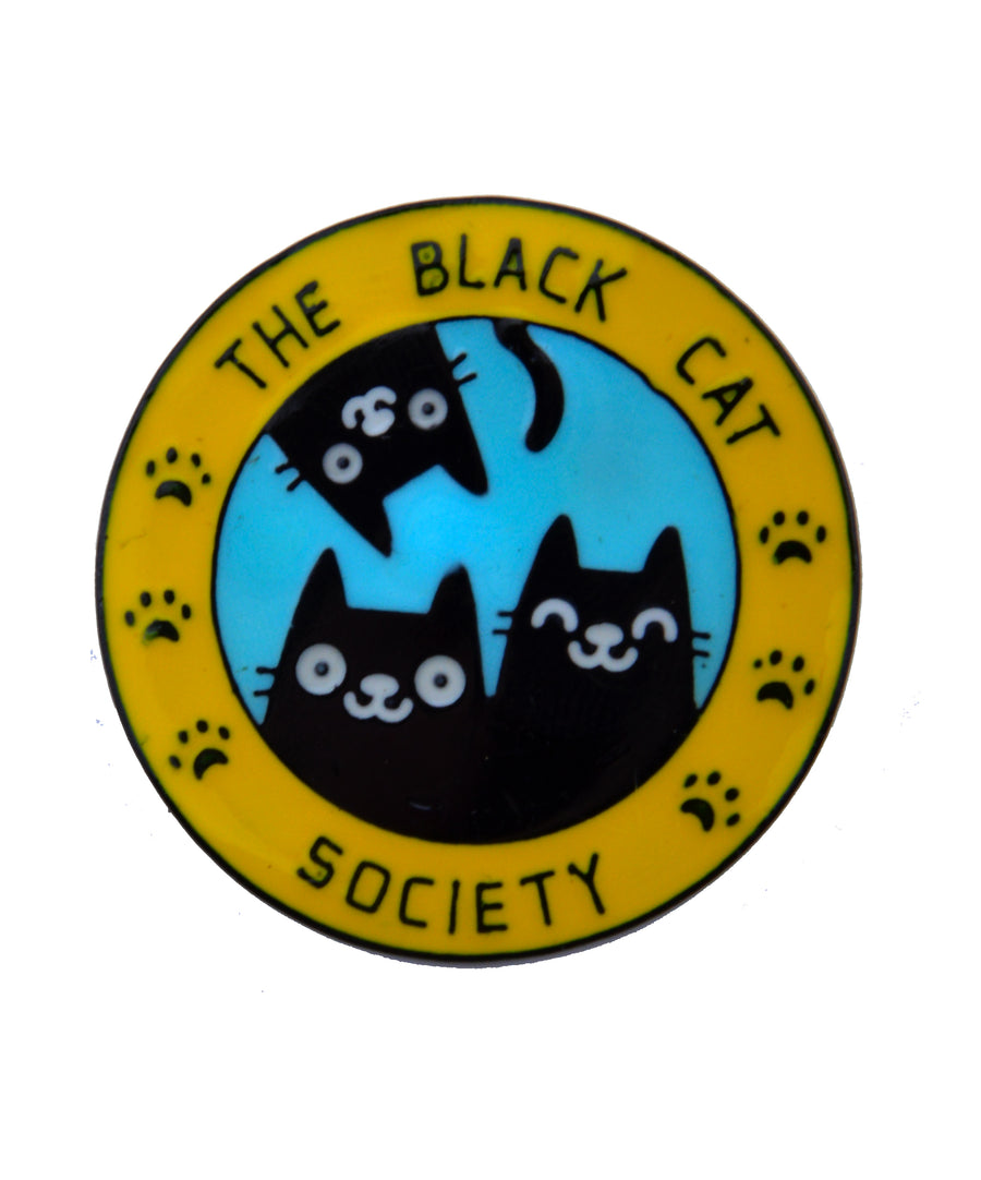 Kitűző - Black Cat Society
