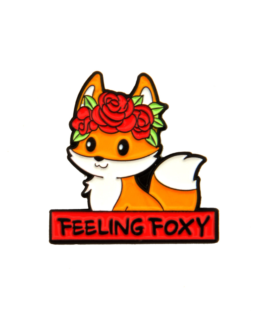 Kitűző - Feeling Foxy