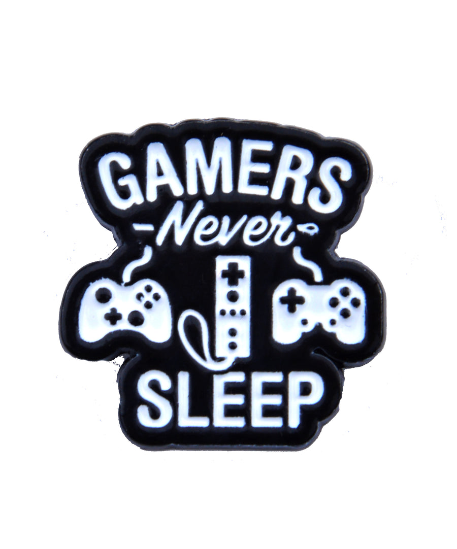 Kitűző - Gamers Never Sleep