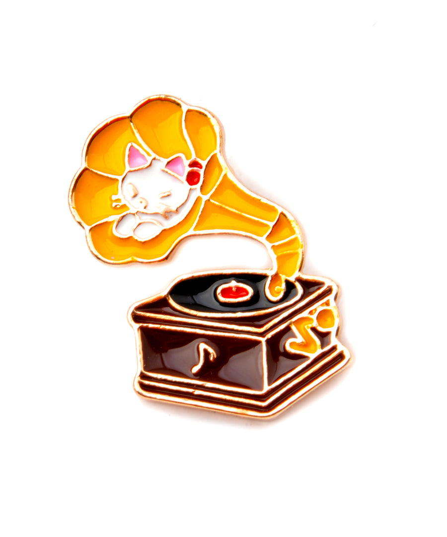Pin - Gramofon Cat
