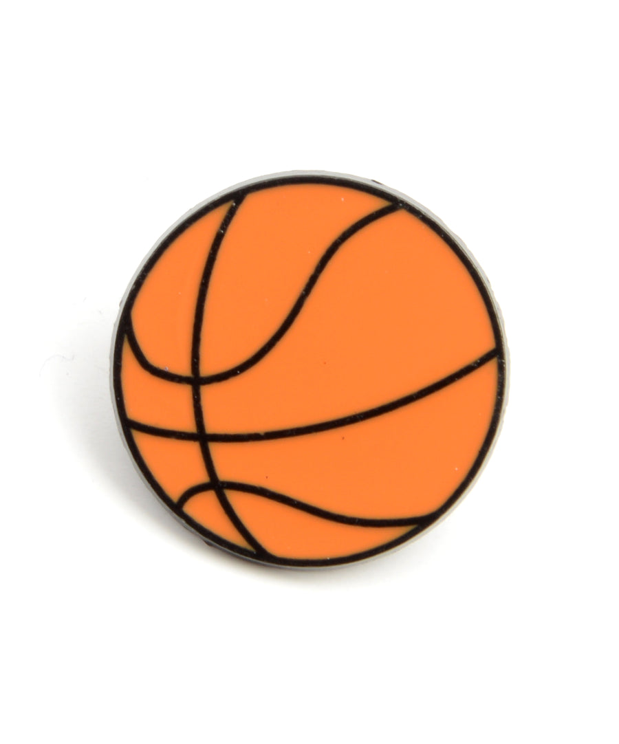 Kosárlabda alakú kitűző