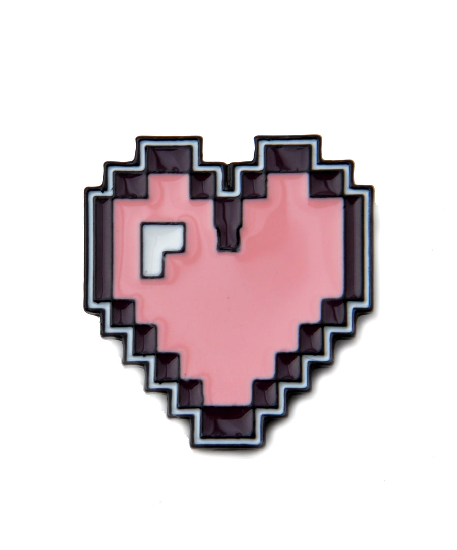 Kitűző - Pixel Szív