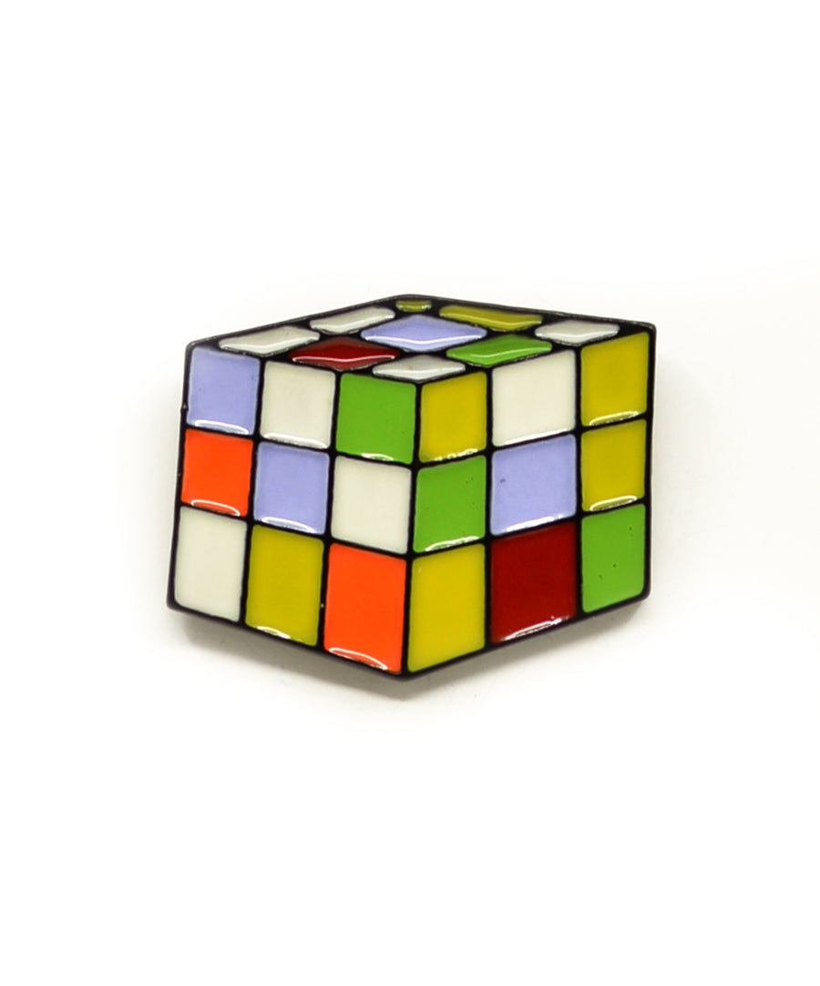 Kitűző - Rubik kocka