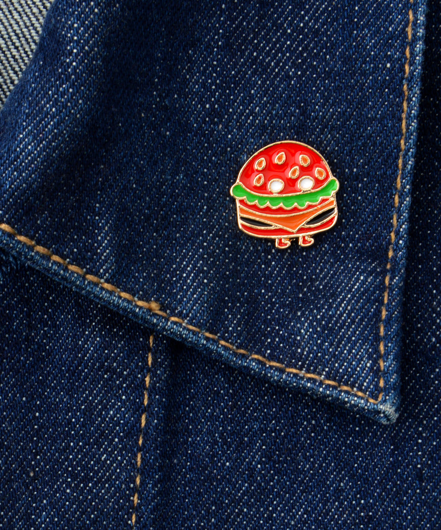 Pin - Running hamburger