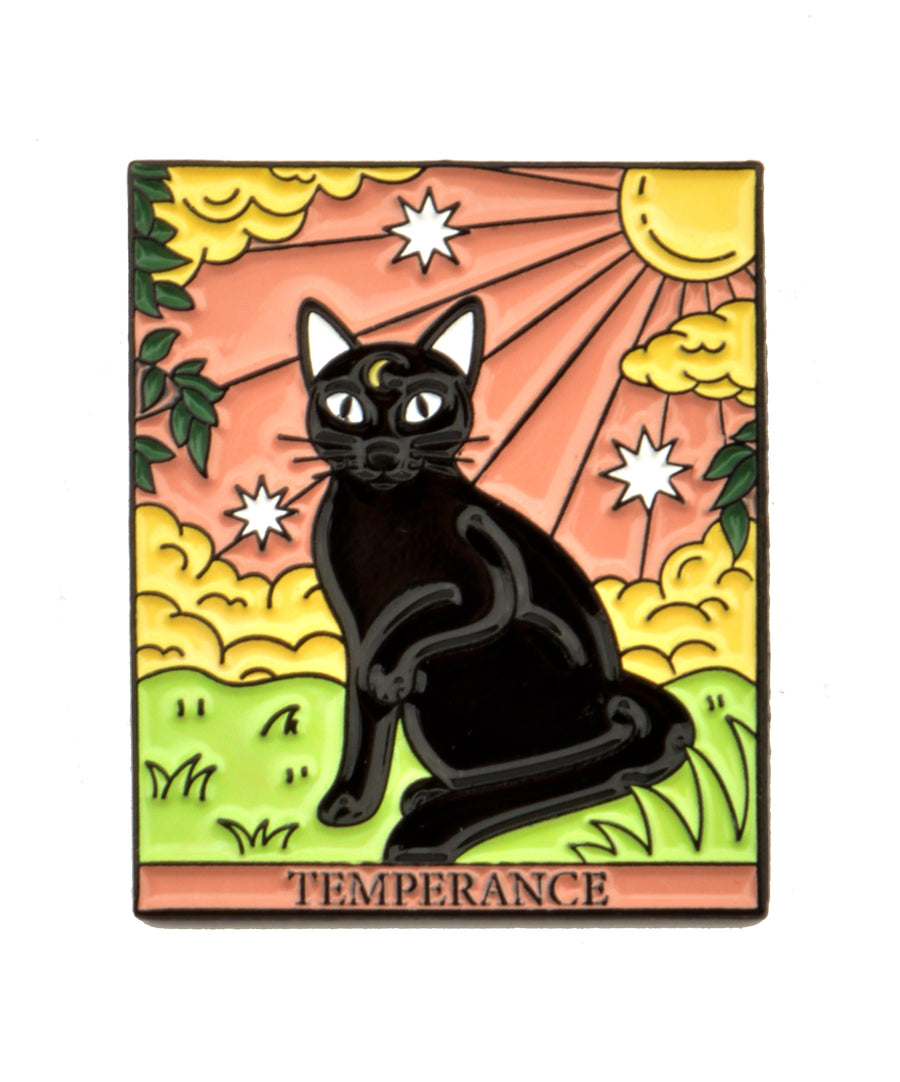 Kitűző - Macska Tarot | Temperance