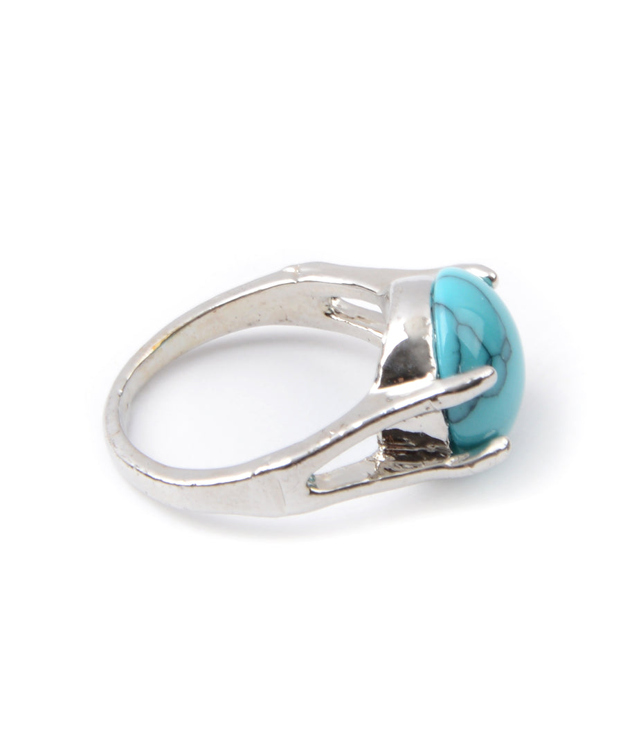 Kék köves női gyűrű
