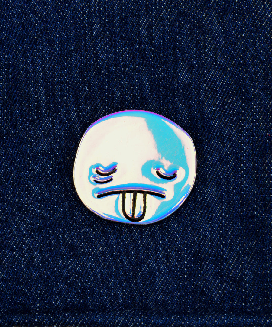 Sticker - Tired Smiley