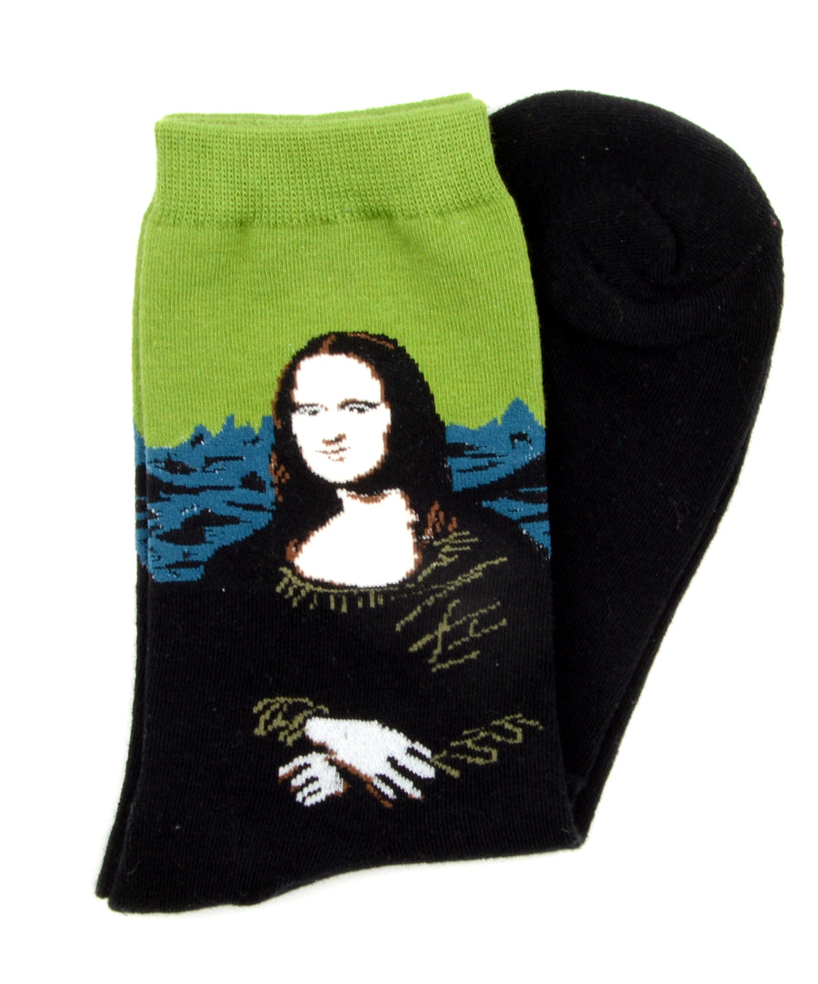 Leonardo da Vinci - Mona Lisa mintás festmény zokni