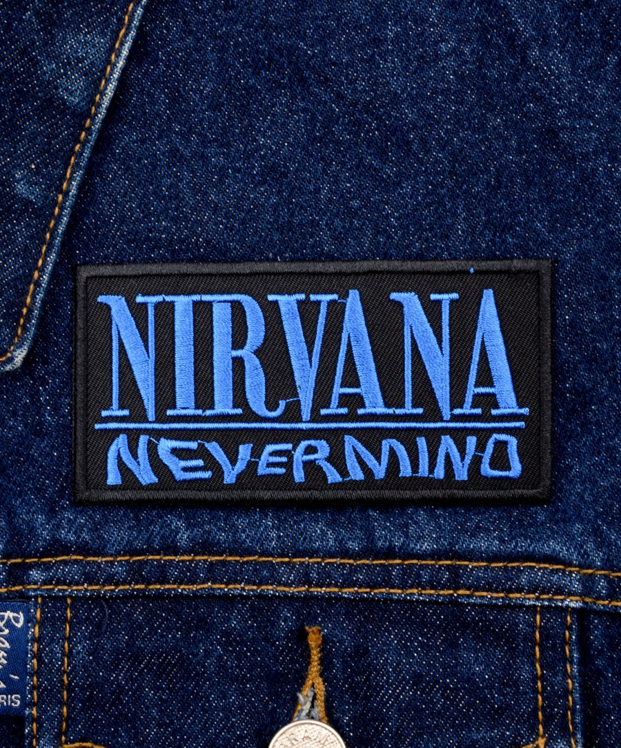 Nirvana feliratos hímzett felvarró