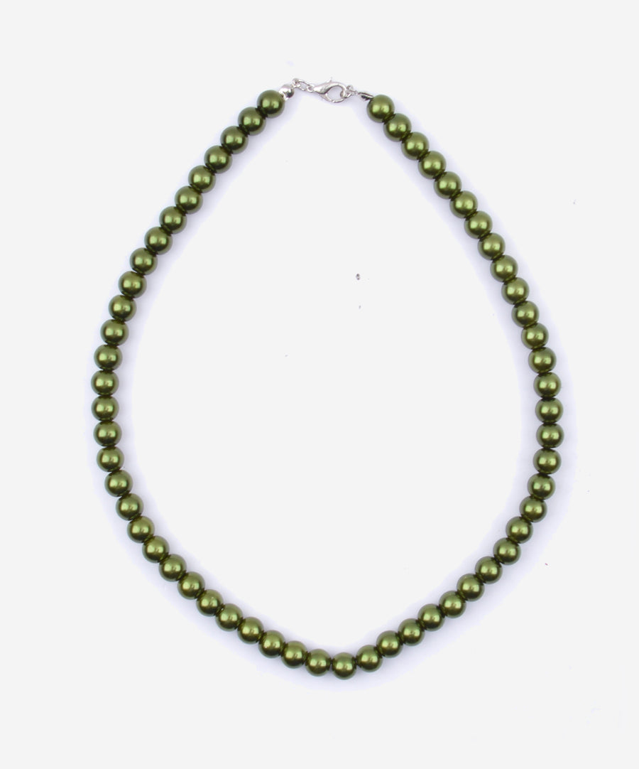 Beaded necklace | Green