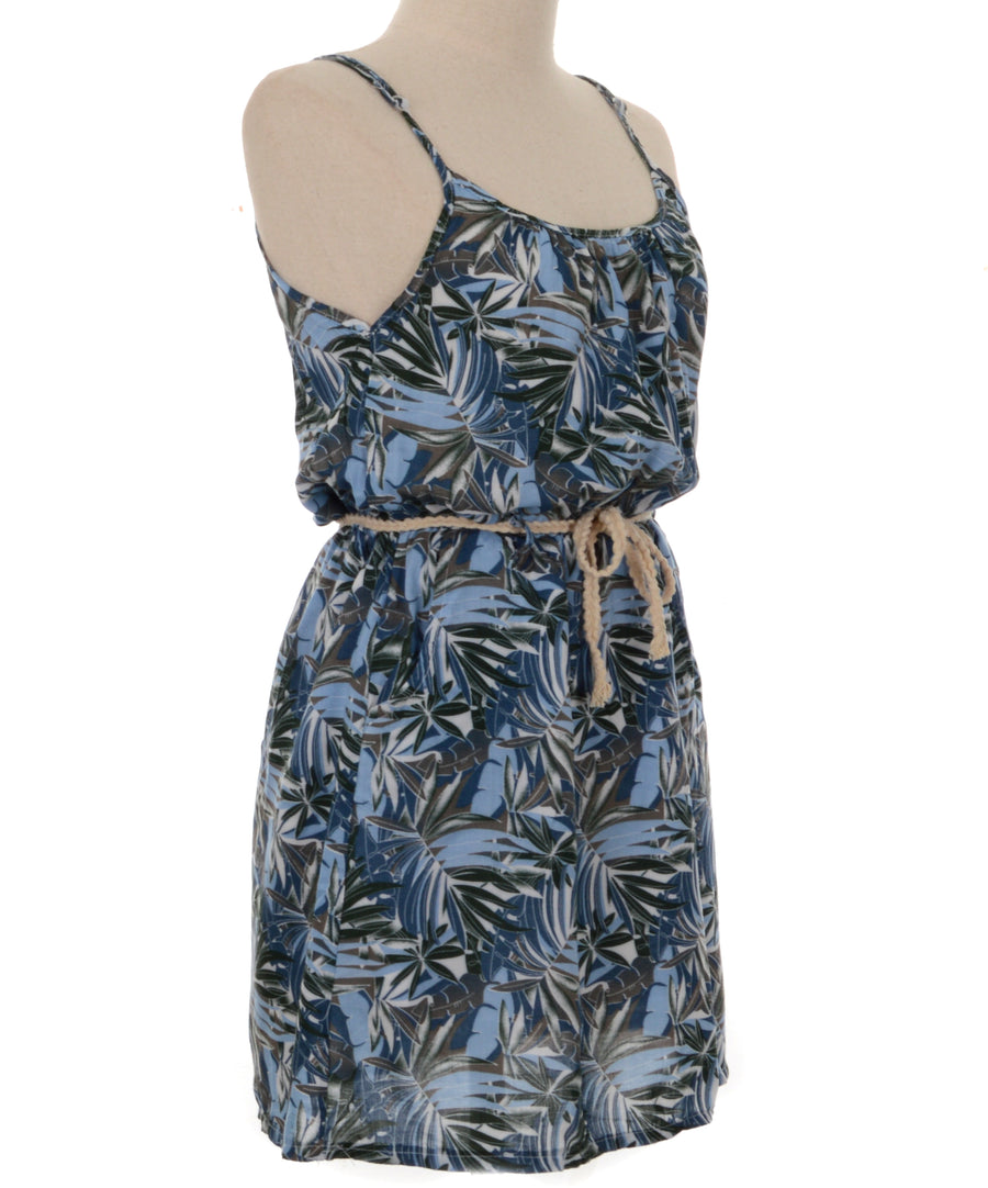Summer dress - Blue Palm