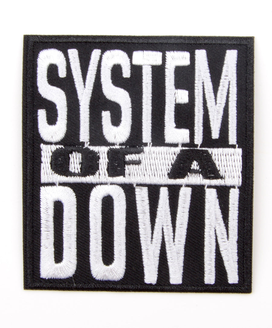 System of a Down mintás hímzett felvarró