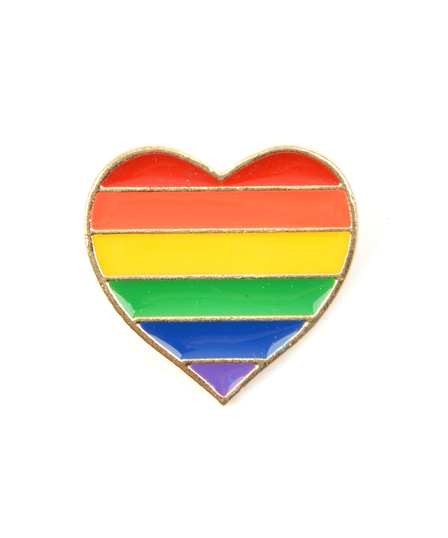 Pride szív alakú kitűző
