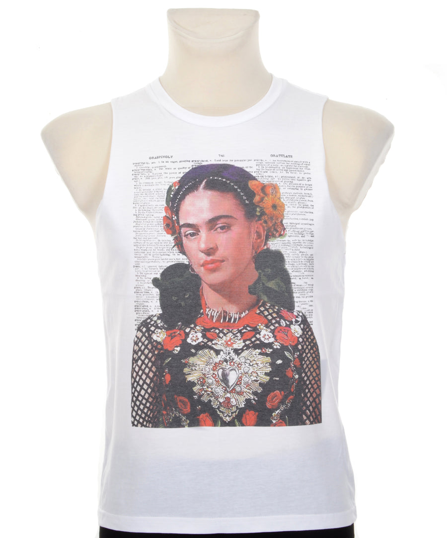 Frida Kahlo festmény mintás trikó