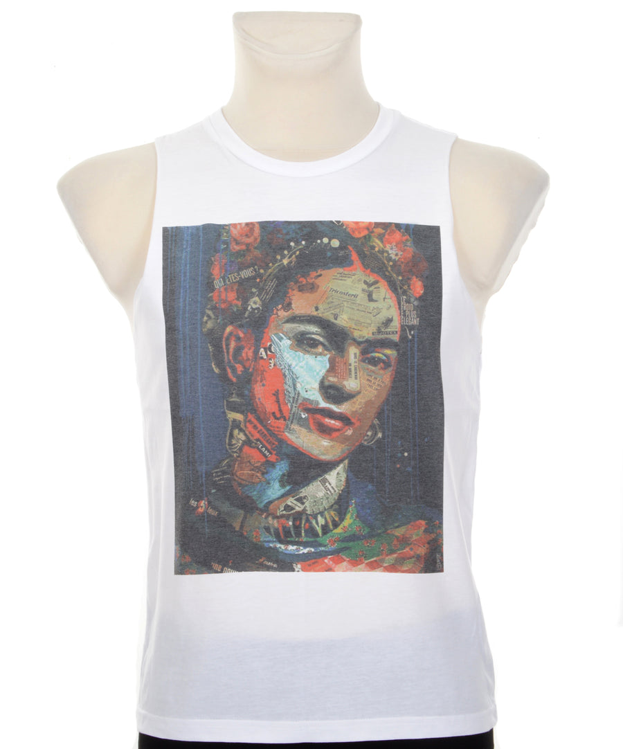 Frida Kahlo grafika mintás trikó