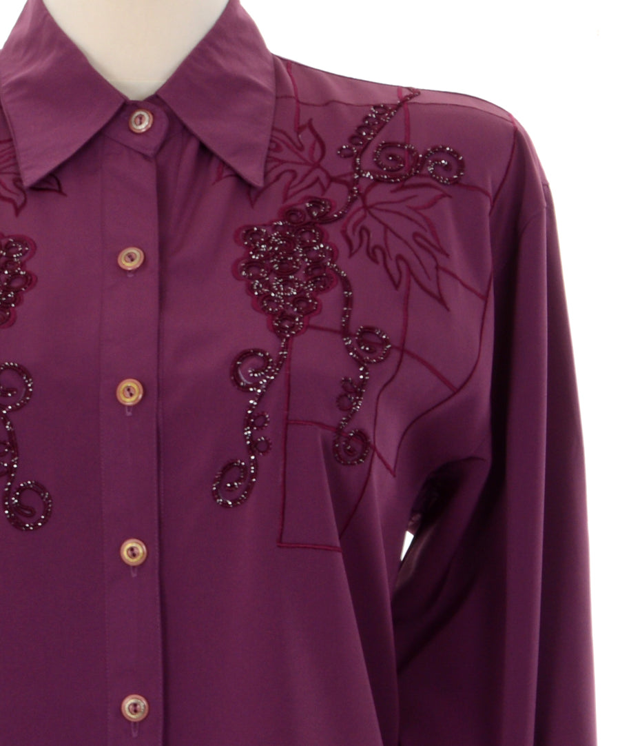 Vintage blouse - Grape