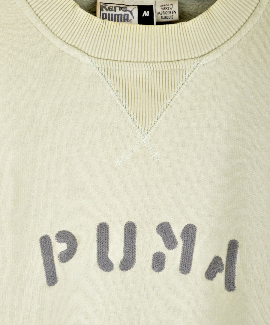 Vintage pulóver - Puma | Krém