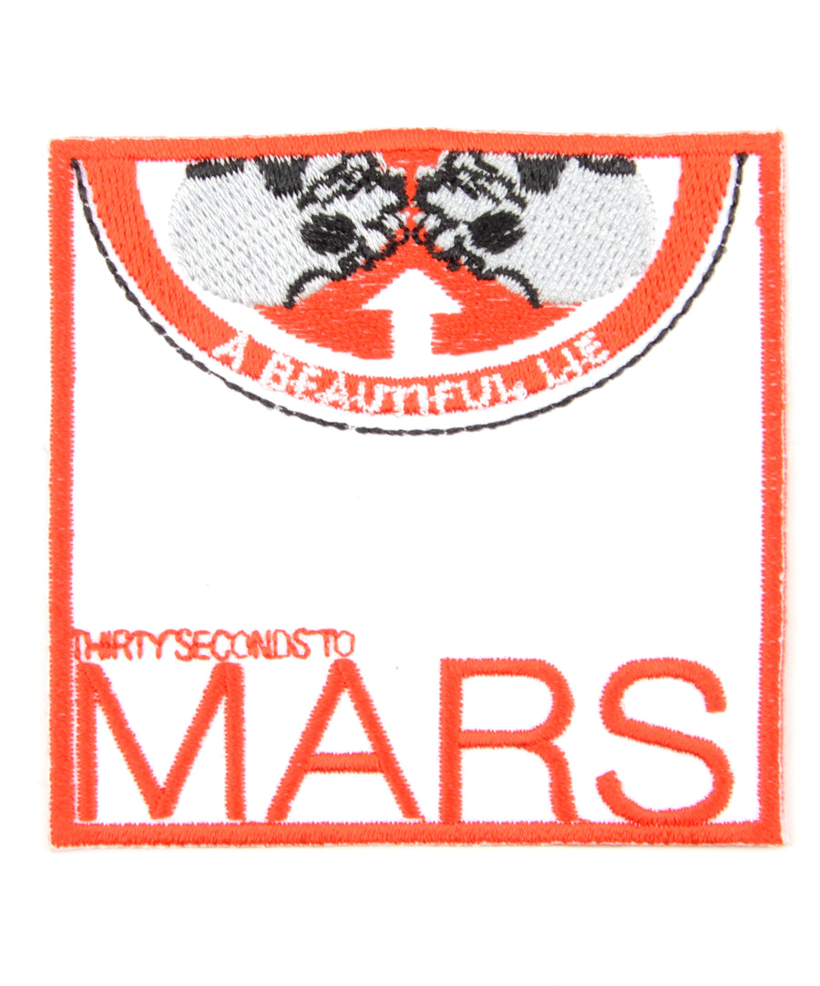 Thirty Seconds to Mars mintás hímzett felvarró