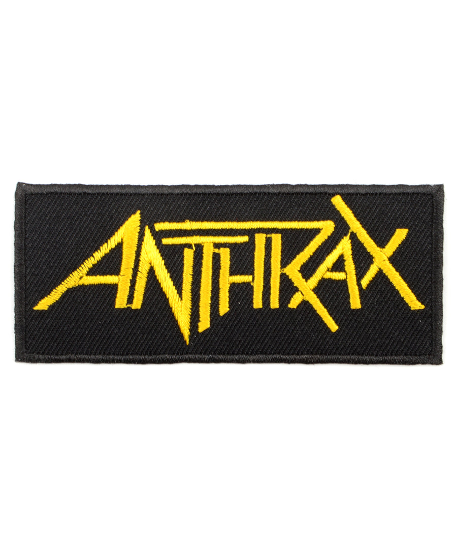 Anthrax mintás hímzett felvarró