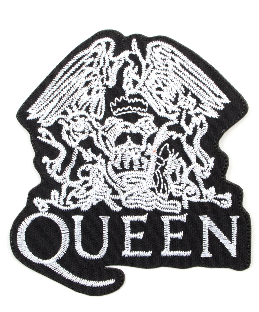 Queen mintás hímzett felvarró