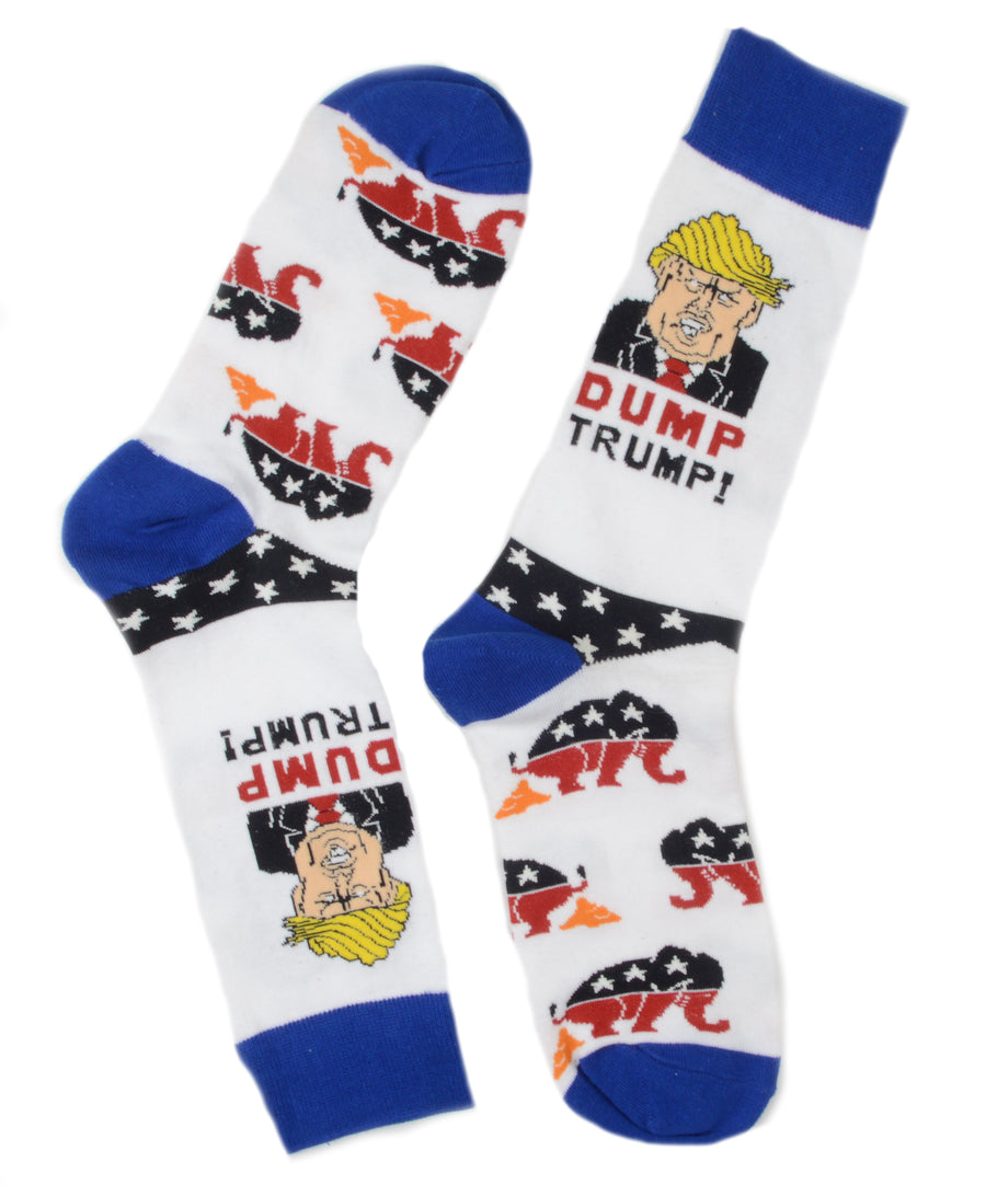Dump Trump mintás zokni